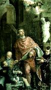 Paolo  Veronese st. pantaleon heals a sick boy oil